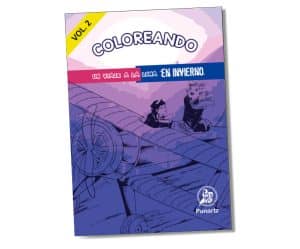 Libro para colorear Un viaje a la Luna en invierno Vol. 2